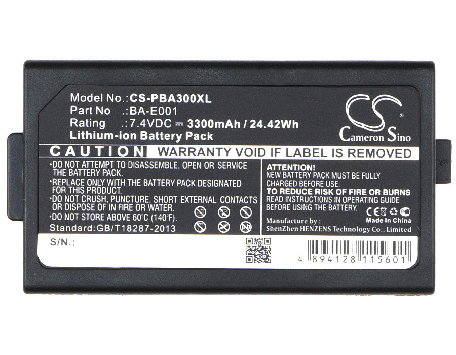 Brother PT-E300 PT-E500 PT-E550W PT-H300 PT-H300LI PT-H500LI P-touch H300 LI PT-P750W 3300mAh Printer Replacement Battery-5