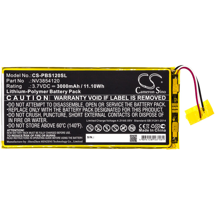 PBS KIDS 7in Pad KIDS PBSKD12 PBKRWM5410 Tablet Replacement Battery-3