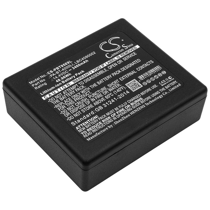 Brother P touch P 950 NW RuggedJet RJ PA-B 3400mAh Replacement Battery-main