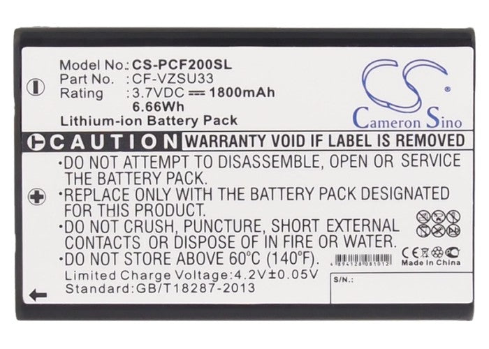 Panasonic Toughbook CF-P2 Replacement Battery-5