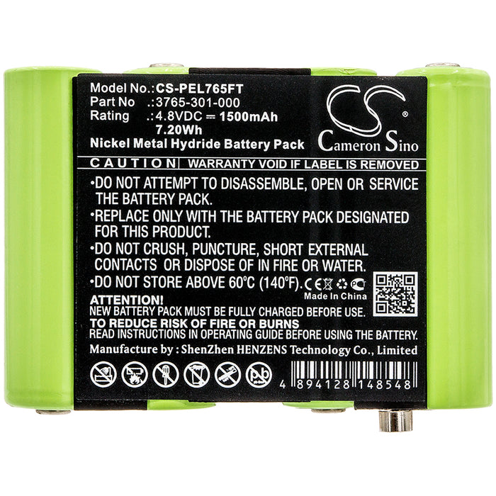 Peli 3715Z0 LED ATEX 2015 3760Z0 3765 3769 Flashlight Replacement Battery-3