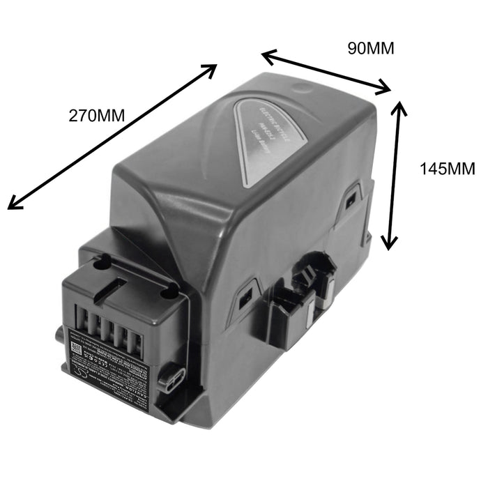 Helkama E2800 E2800A Jopo Electro TE2800 TE2800 Comfort Electric Bicycle Replacement Battery