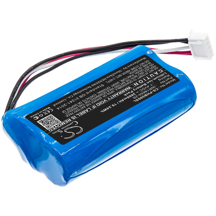 Philips SB500M SB500M 00 SBOQBOX ShoqBox SB500M 2600mAh Speaker Replacement Battery-2