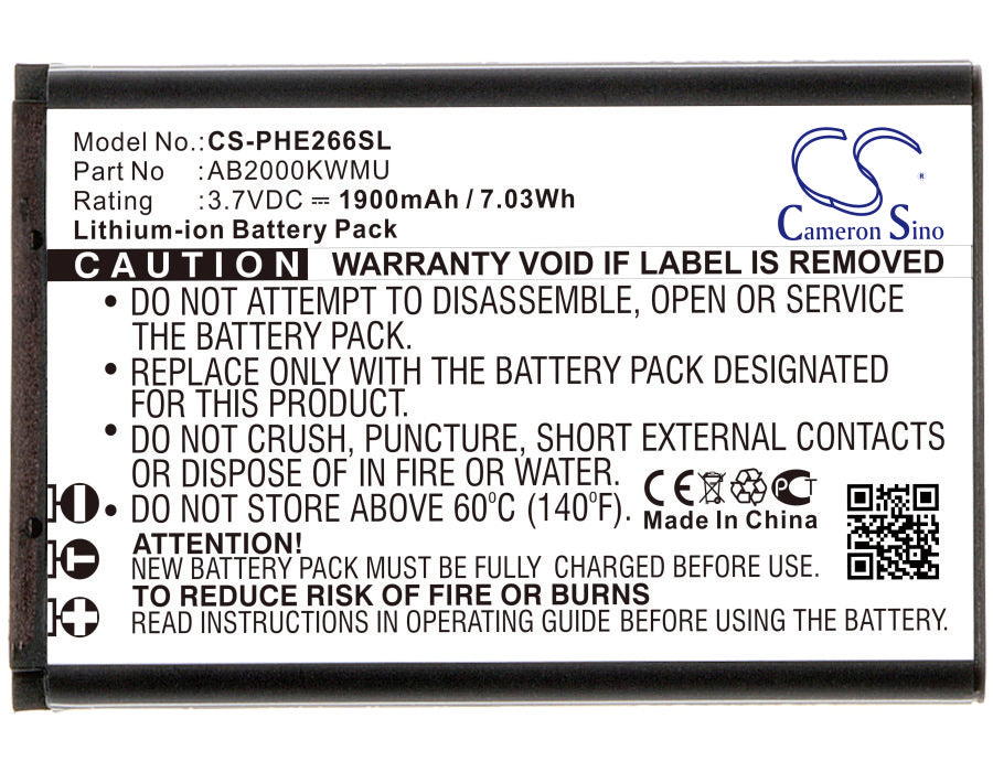 Philips CTE266W Xenium E266W Replacement Battery-main