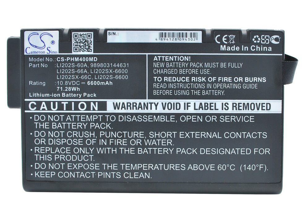 Micron Transport GX Transport GX2 Transport GX3 Transport VX Transport XT Transport XT2 Transport ZX 6600mAh Medical Replacement Battery-5