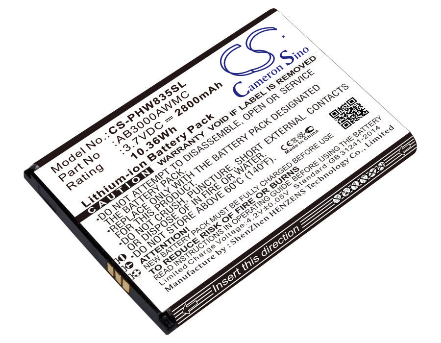 Philips Xenium W8355 Replacement Battery-main