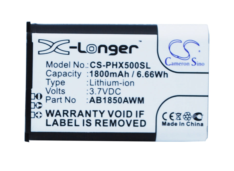Philips AB1720AWM AB1790AWM Xenium 9@9K Xenium 9A9K Xenium X500 Mobile Phone Replacement Battery-5