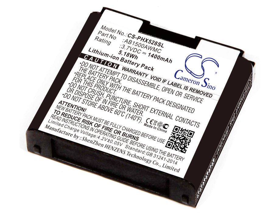 Philips X528 Xenium X528 Remplacement du téléphone mobile Batterie de ...