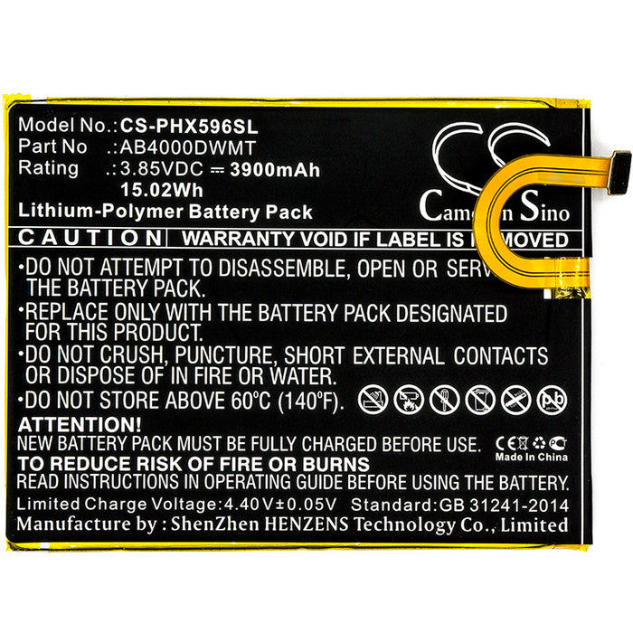 Philips Xenium CTX596 Xenium X596 Mobile Phone Replacement Battery-3