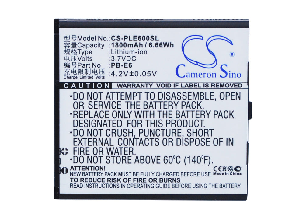 Pole E6 Mobile Phone Replacement Battery-5