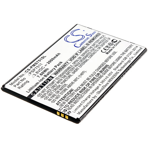 Prestigio PSP7511DUO Replacement Battery-main