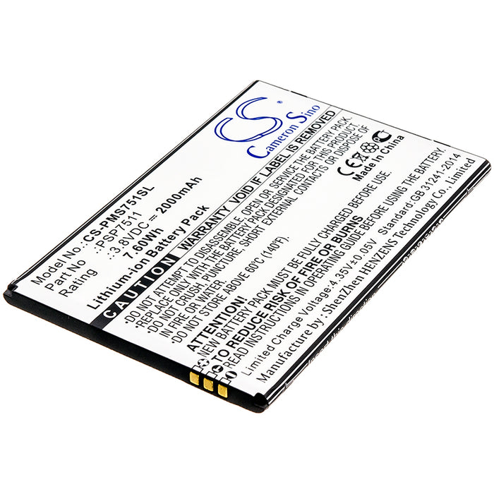 Prestigio PSP7511DUO Replacement Battery-main