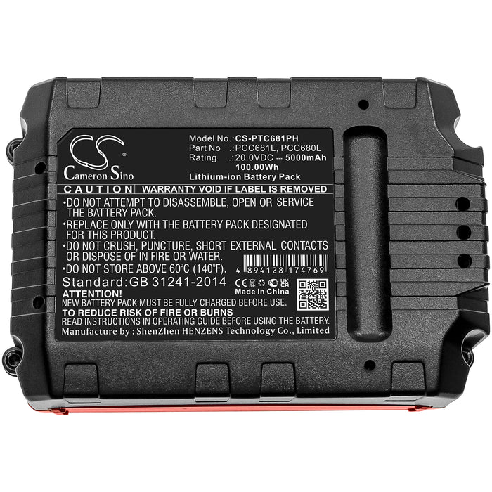 Black & Decker Cst1200 Cst800 LHT2436 LST1 1500mAh Replacement Battery