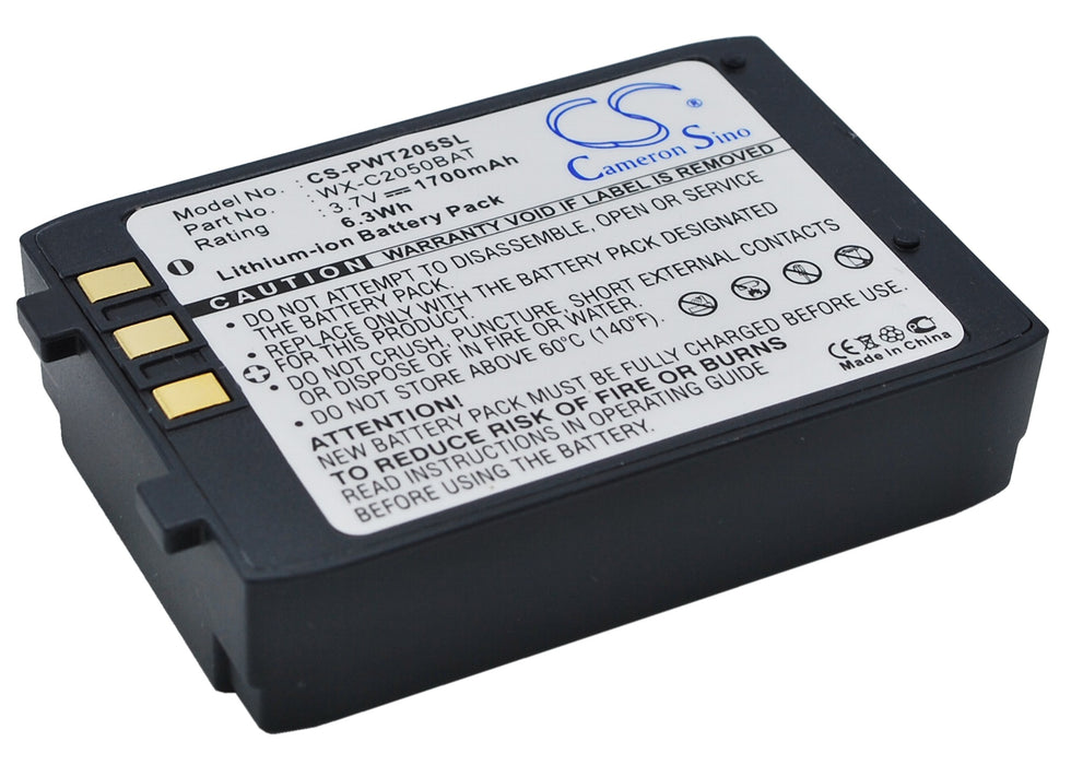 Panasonic Attune Aio 2050 Ultraplex II 2051 WX-CH2 Replacement Battery-main