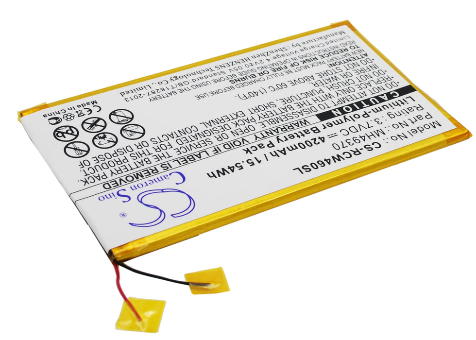 RCA 10in RCT6203W46 RCT6203W46 10in Tablet Replacement Battery-3