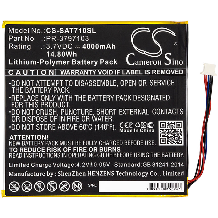 Insignia Flex NS P08A7100 Tablet Replacement Battery-3