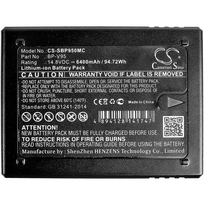 Sony PMW-400 PMW-500 PMW-EX330 PMW-F5 PMW-F55 PMW-Z450 6400mAh Camera Replacement Battery-5