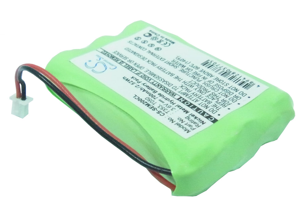 Sagem Alize Mistral Alize Navigateur Mistral Mistral 10-200 Mistral 20 Mistral 200 Mistral T282 Cordless Phone Replacement Battery-2