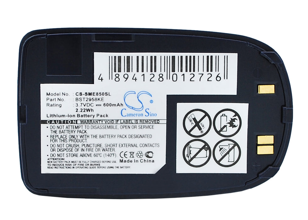 Samsung SGH-E850 Replacement Battery-main