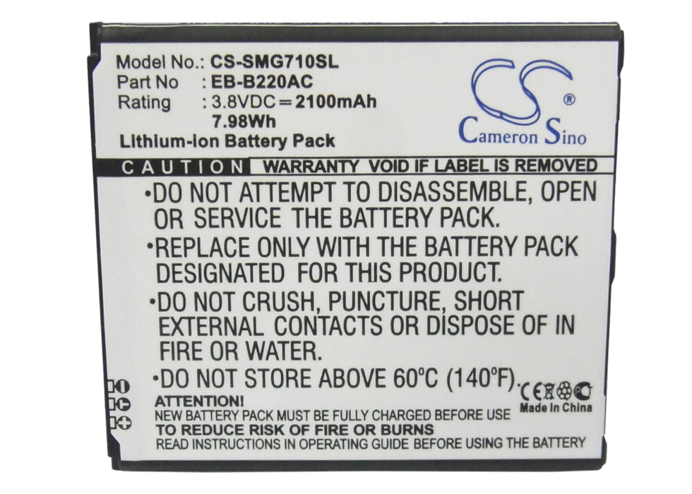 Samsung Galaxy Grand 2 Galaxy Grand 2 Duos SM-G7102 SM-G7105 SM-G7105L SM-G7106 SM-G7108 SM-G710L SM-G710S 2100mAh Mobile Phone Replacement Battery-5