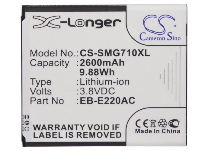 Samsung Galaxy Grand 2 Galaxy Grand 2 Duos SM-G7102 SM-G7105 SM-G7105L SM-G7106 SM-G7108 SM-G7108V SM-G7109 S 2600mAh Mobile Phone Replacement Battery-5