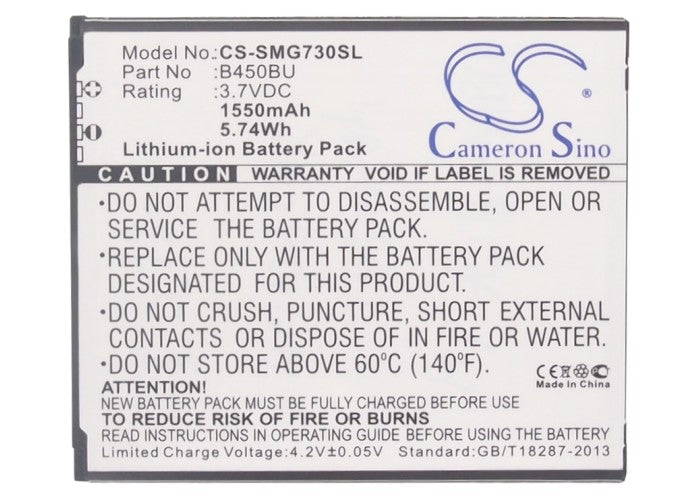 Samsung Afyon Galaxy Core 4G Galaxy Core Mini Galaxy Core Mini 4G TD-LTE GT-I1819 SM-G3518 SM-G3568V SM-G3586 1550mAh Mobile Phone Replacement Battery-5