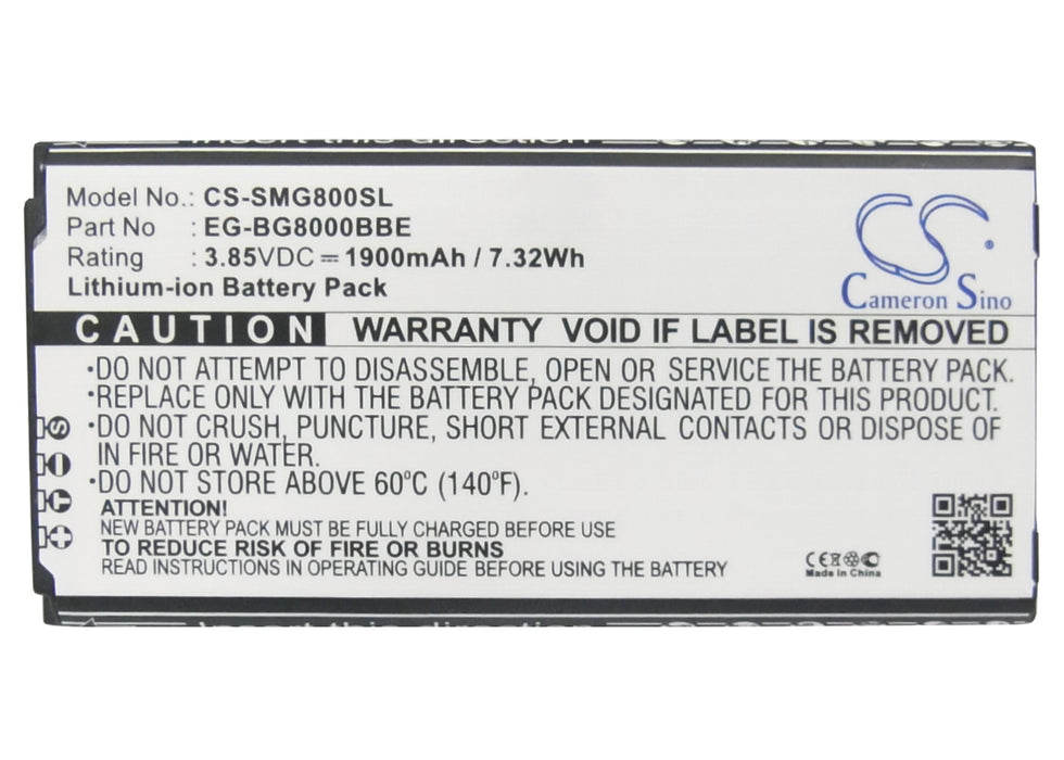 Samsung Galaxy S5 Dx Galaxy S5 Mini SM-G800 SM-G800F SM-G800H SM-G800R4 SM-G800Y Mobile Phone Replacement Battery-5