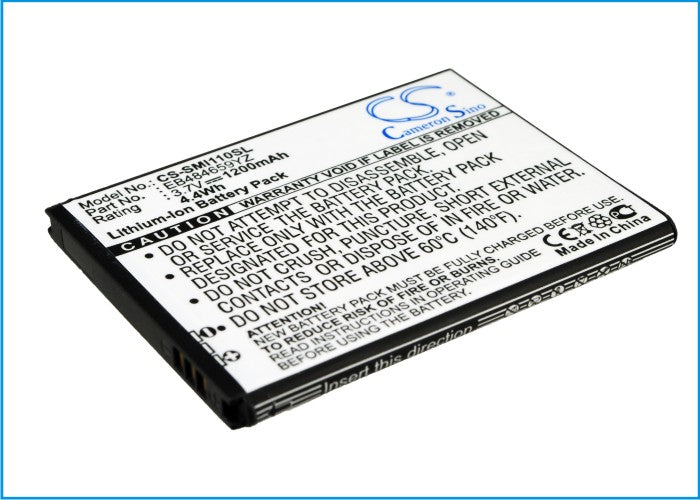 Samsung Galaxy Proclaim S720 Galaxy S i500 Illusion Illusion i110 SCH-i110 SCHI110ZKV 1200mAh Mobile Phone Replacement Battery-2