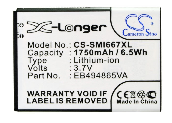 Samsung Focus 2 SGH-I667 1750mAh Mobile Phone Replacement Battery-5