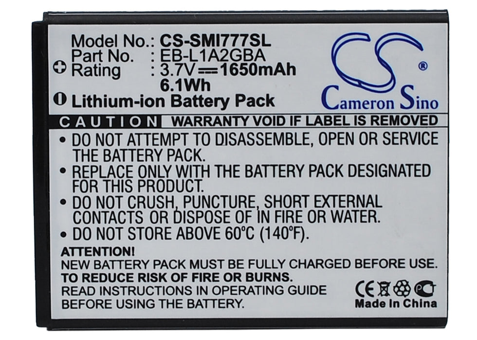 At&T Galaxy S II SGH-I777 Mobile Phone Replacement Battery-5