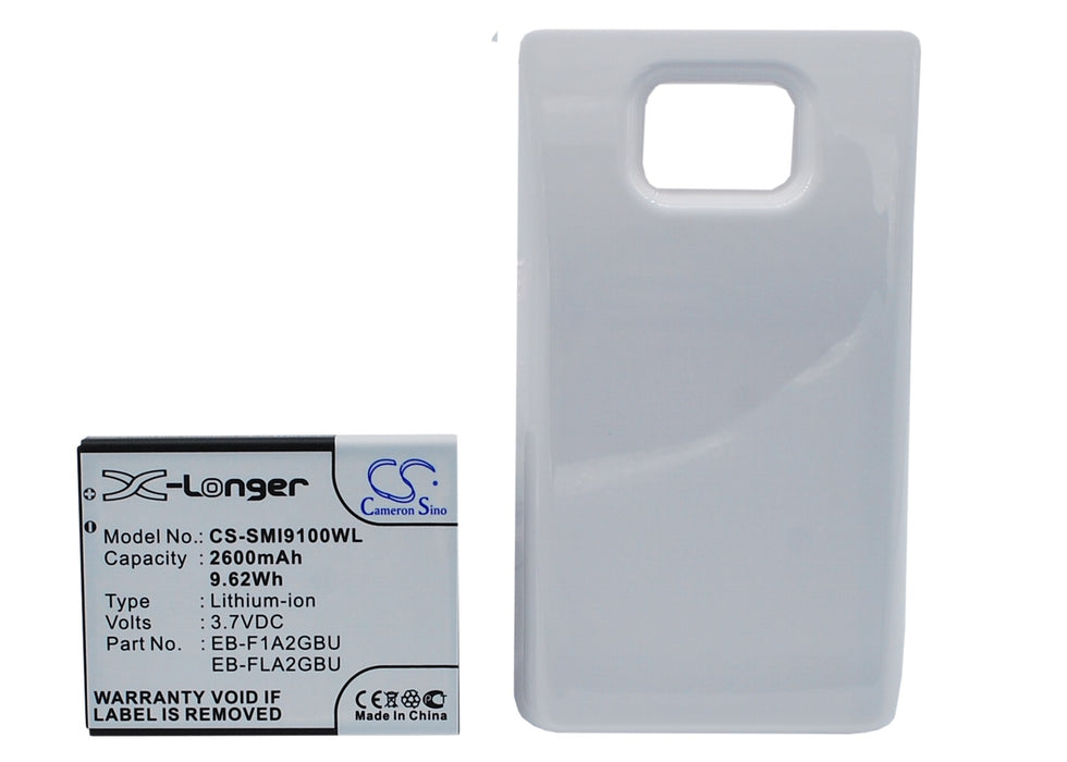 Samsung Galaxy S II Galaxy S2 GT-I9100 2600mAh White Mobile Phone Replacement Battery-5