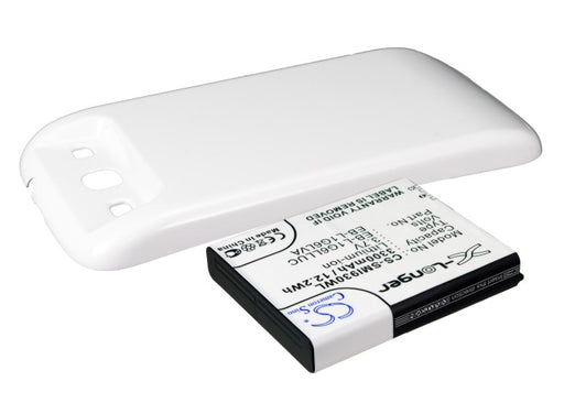 Samsung Galaxy S3 Galaxy SIII GT-I9300 GT-I9 White Replacement Battery-main