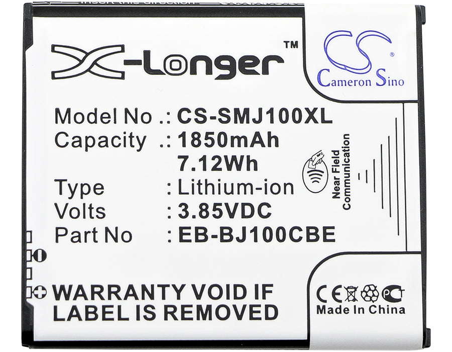 Samsung Galaxy J1 Galaxy J1 4G Galaxy J1 Duos SM-J100D SM-J100DS SM-J100F SM-J100FN SM-J100H SM-J100H DD SM-J 1850mAh Mobile Phone Replacement Battery-5