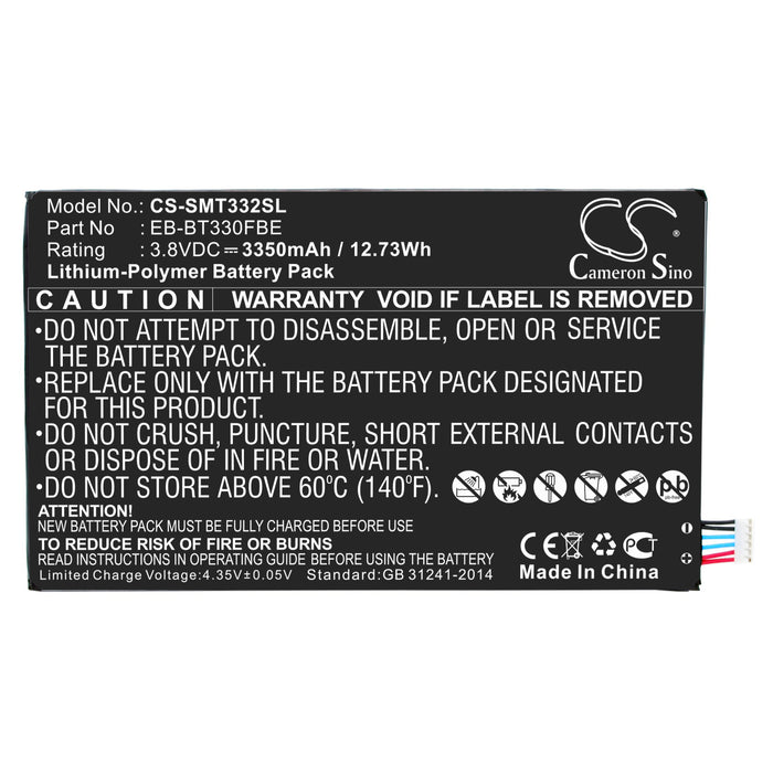 Samsung Galaxy Tab4 8.0 3G SM-T330 SM-T330 Galaxy Tab 4 8.0 WiFi SM-T331 SM-T335 SM-T335 Galaxy Tab 4 8.0 LT Tablet Replacement Battery-3