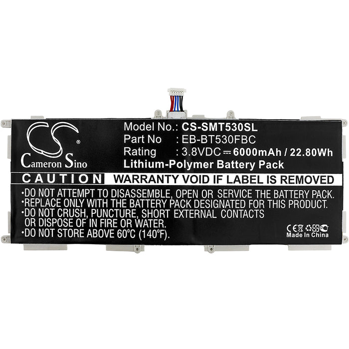 Samsung Galaxy Tab 4 Education Galaxy Tab4 10.1 Galaxy Tab4 10.1 3G Galaxy Tab4 10.1 LTE Galaxy Tab4 10.1 Wi-Fi Galaxy Tab4 Tablet Replacement Battery-3