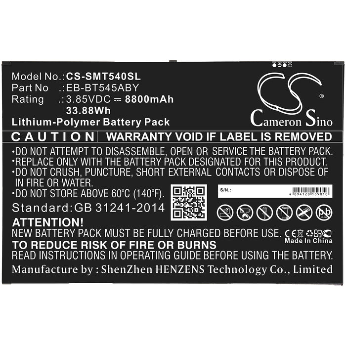 Samsung SM-T540 SM-T545 SM-T547 Tab Active Pro Tab Active Pro 10.1 Tablet Replacement Battery-3