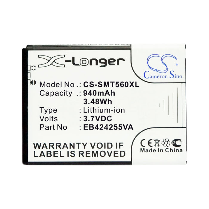 Samsung Ch Character R640 Chat 335 Comment R380 Corby II Evergreen Evergreen A667 Exclaim SPH-M550 Flight II F 940mAh Mobile Phone Replacement Battery-3