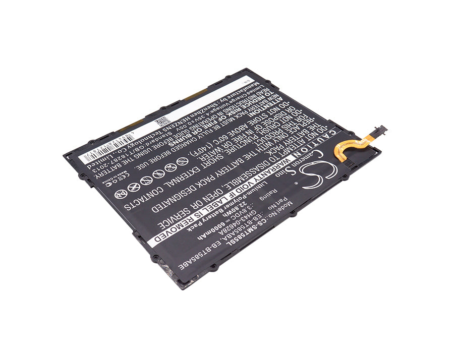 Samsung Galaxy Tab A 10.1 2016 TD-LTE Galaxy Tab A 10.1 2016 WiFi Galaxy Tab E 10.1 SM-P580 SM-P585M SM-P585N SM-P5 6000mAh Tablet Replacement Battery-2