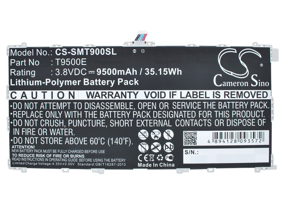 Samsung Galaxy TabPRO 12.2 Galaxy TabPRO 12.2 LTE-A 64GB SM-T900 SM-T905 Tablet Replacement Battery-4