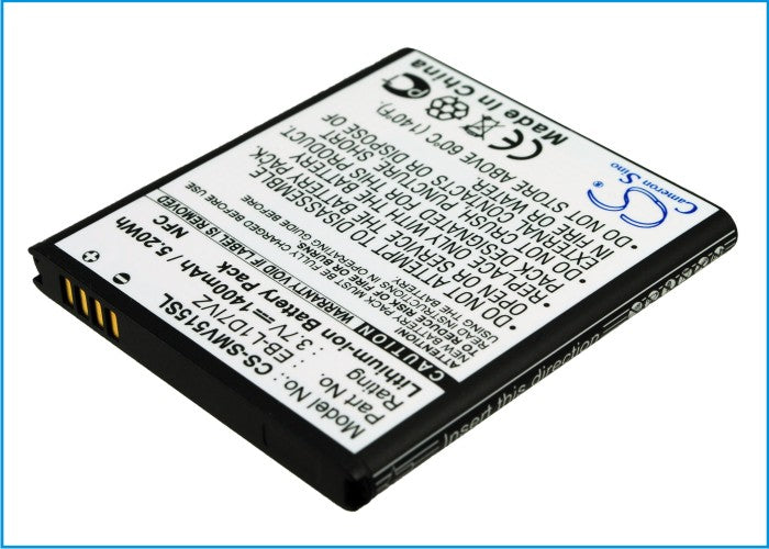 Verizon Galaxy Nexus Galaxy Nexus i5 Black 1400mAh Replacement Battery-main