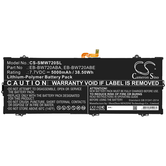 Samsung Galaxy Book 12 Galaxy Book 12.0 Galaxy Book 2017 12.0 Galaxy Book 2017 12.0 4G Galaxy TabPro S2 SM-W720 SM-W723 SM- Tablet Replacement Battery-3