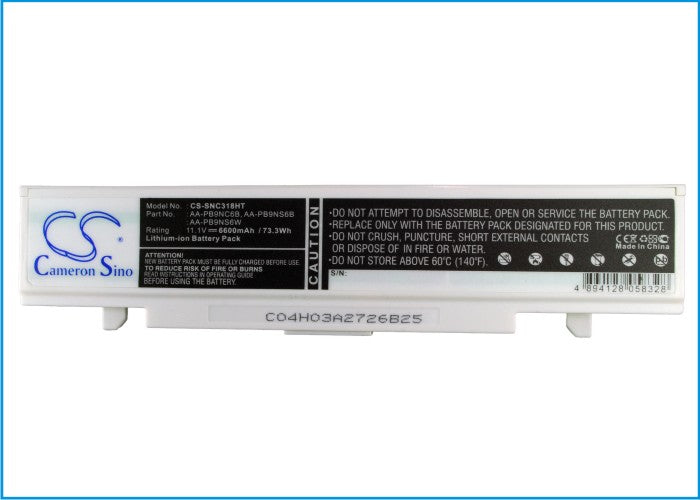 Samsung NP-540-JS03AU NP-NP-R540 NP-P210 NP-P210-BA01 NP-P210-BA02 NP-P210-BS01 NP-P210-BS02 NP- 6600mAh White Laptop and Notebook Replacement Battery-5
