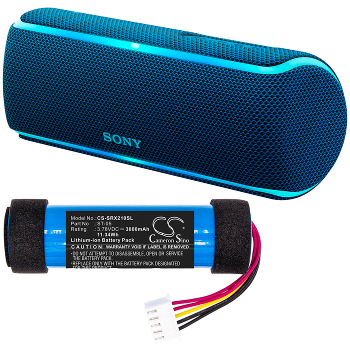 Sony SRS-XB21 Speaker Replacement Battery: BatteryClerk.ca