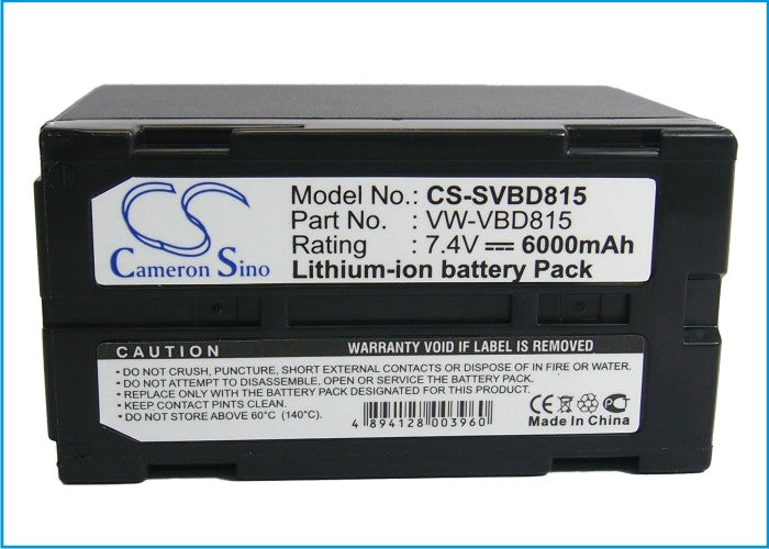 Panasonic NV-DX100 Camera Replacement Battery-5