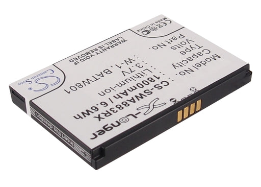Virgin Mobile Overdrive Pro 3G Overdrive P 1800mAh Replacement Battery-main