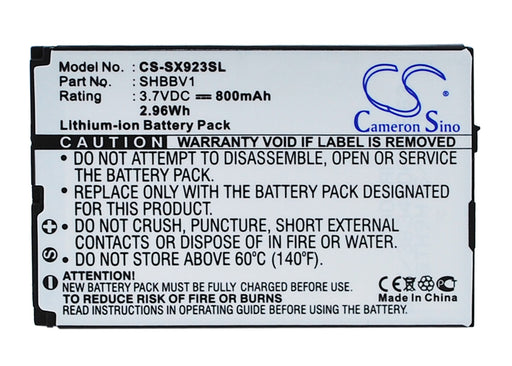 Sharp 9020C 923SH Replacement Battery-main