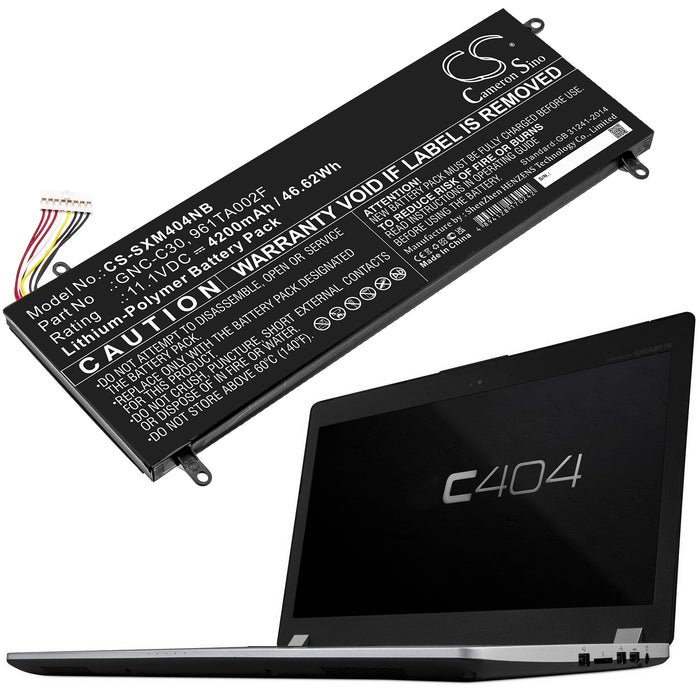Schenker XMG C404 Laptop and Notebook Replacement Battery-5