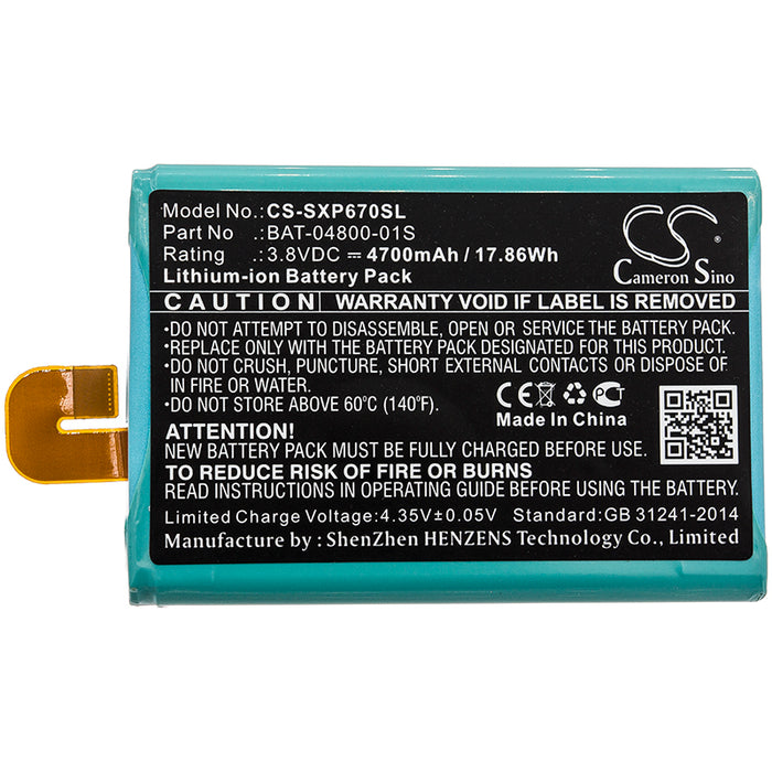Socketmobile Sonim XP6 Sonim XP6700 Sonim XP7 Sonim XP7700 Mobile Phone Replacement Battery-3