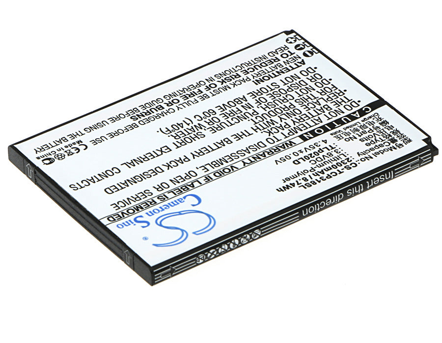 TCL P307L P308L P318L P586L P589L P606L Mobile Phone Replacement Battery-2