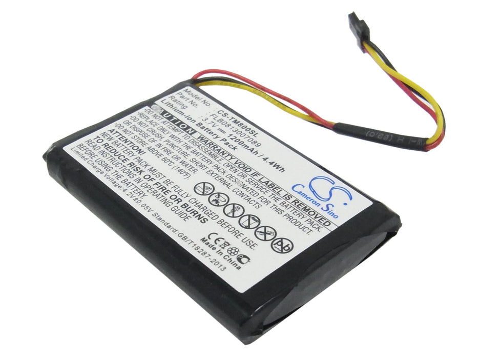 Tomtom 4FC64 4FD6.001.00 GO 60 One XL Europe Traff Replacement Battery-main